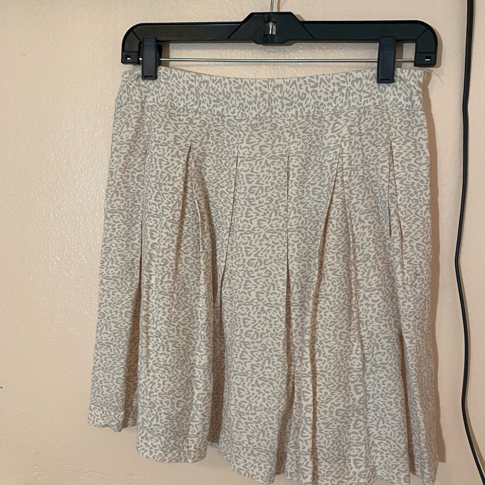 Animal print skirt!